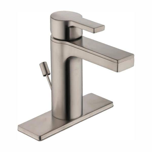 Contemporary Brushed Nickel Bathroom Faucets