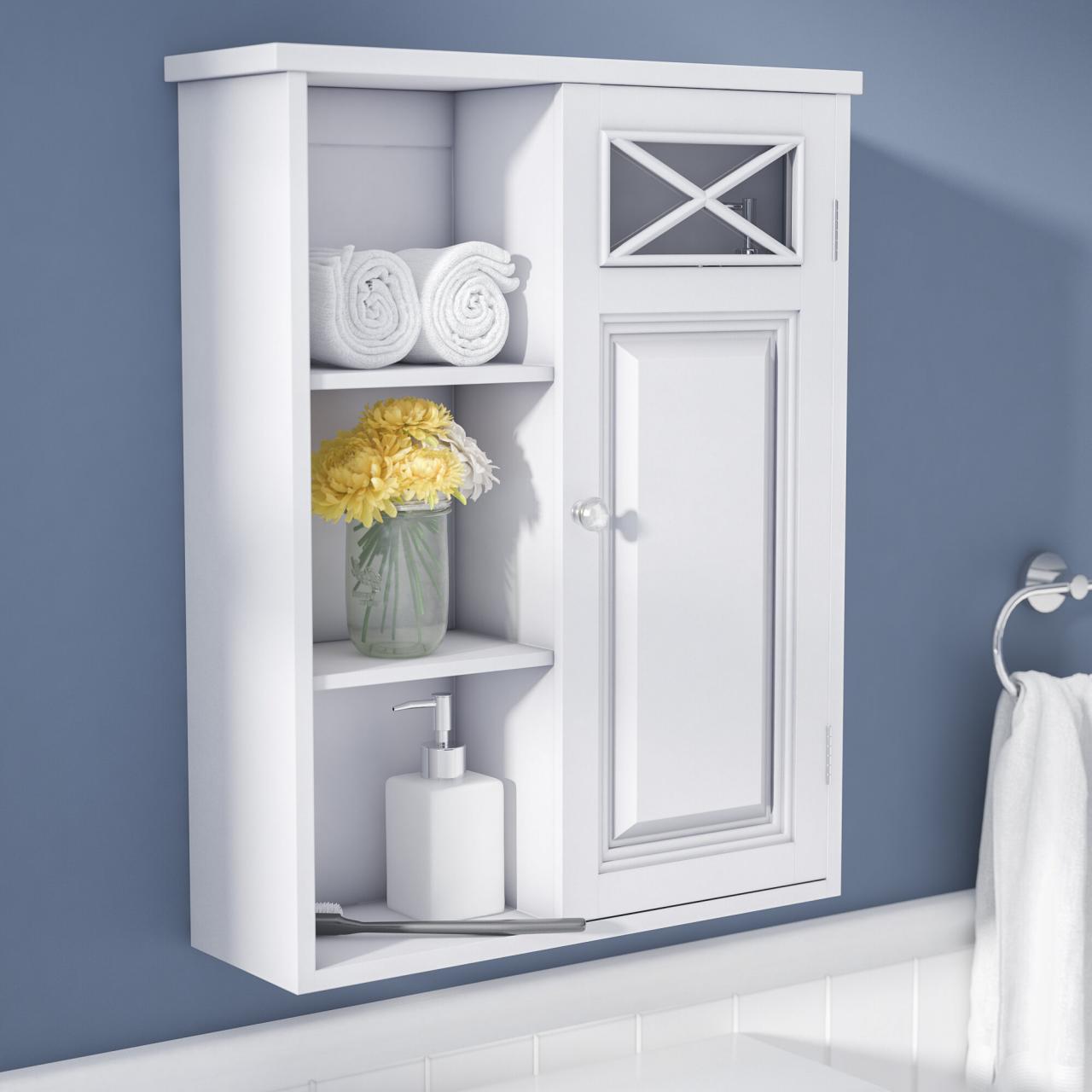 Slim Wall Mounted Bathroom Cabinets Semis Online 9105