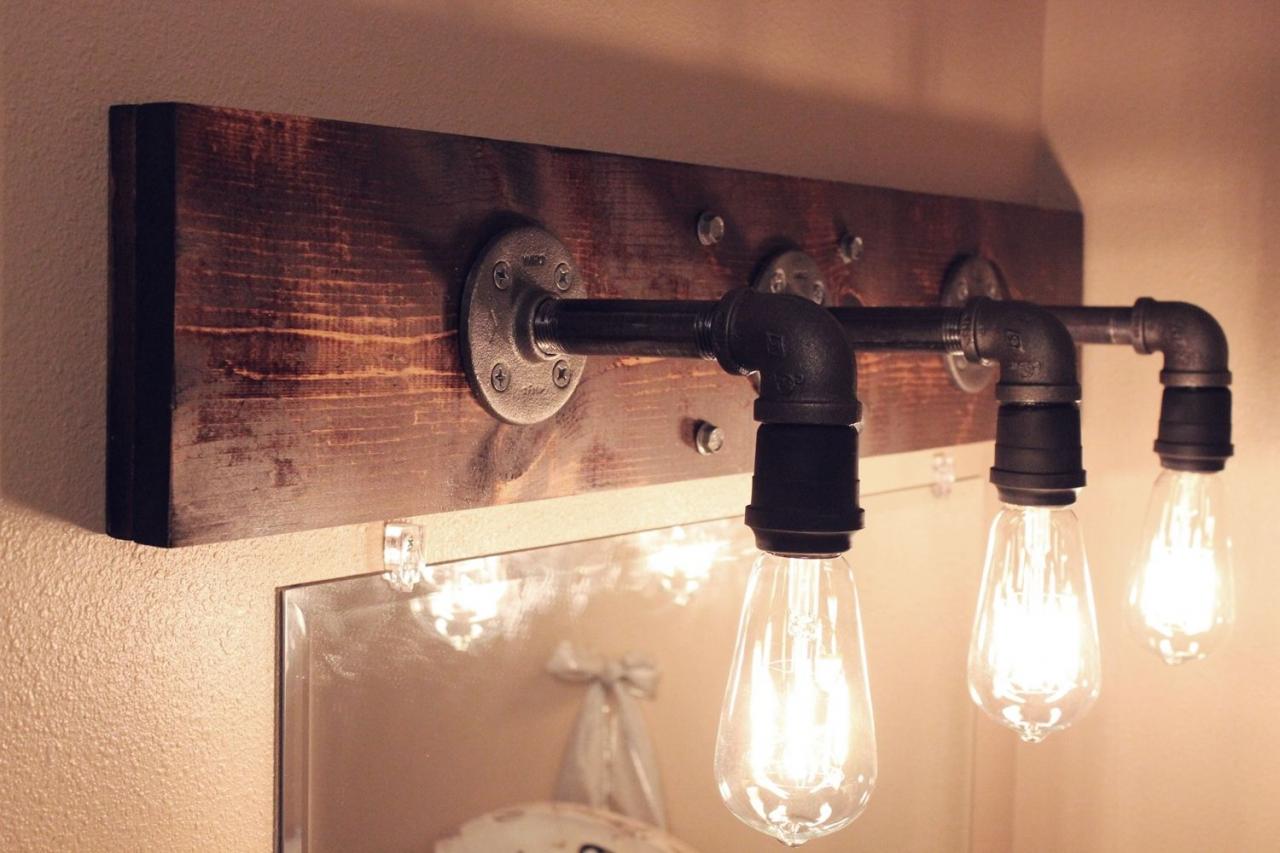 DIY Bathroom Light