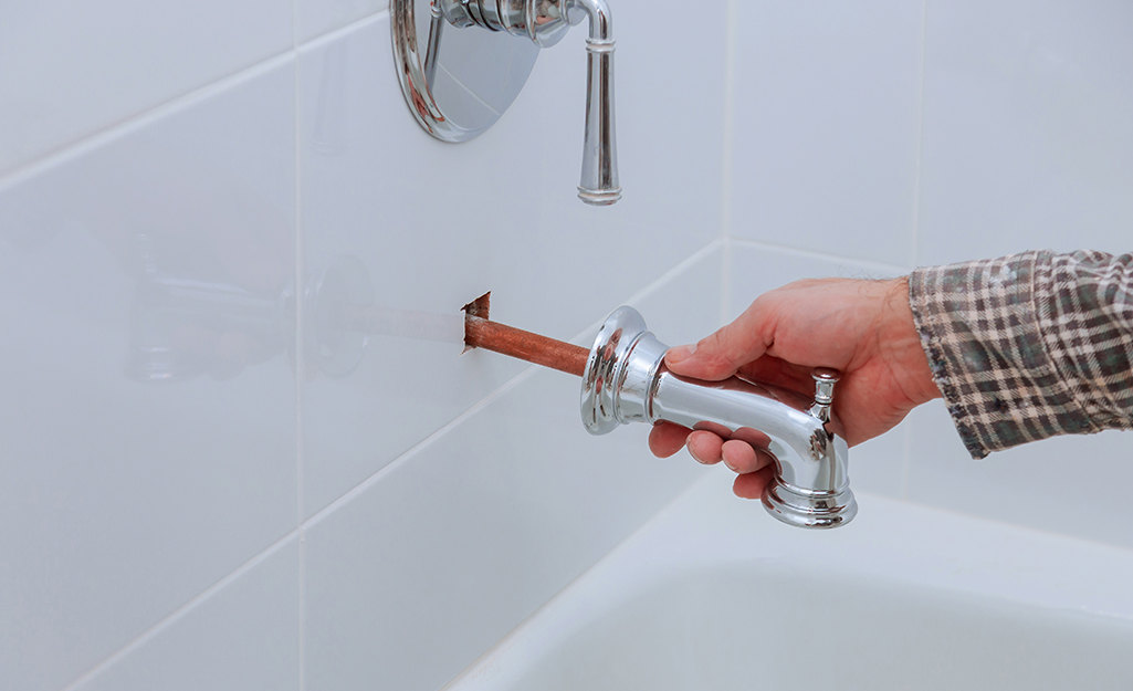 Bathroom Faucet Leaking From Center Hole