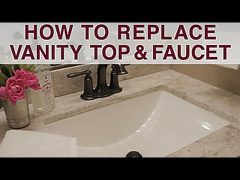 How To Replace Bathroom Sink And Countertop