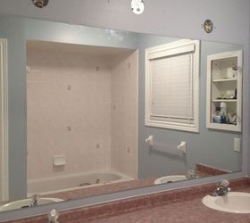 Large Bathroom Mirror Redo