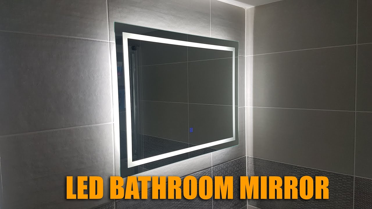 Fitting An Illuminated Bathroom Mirror