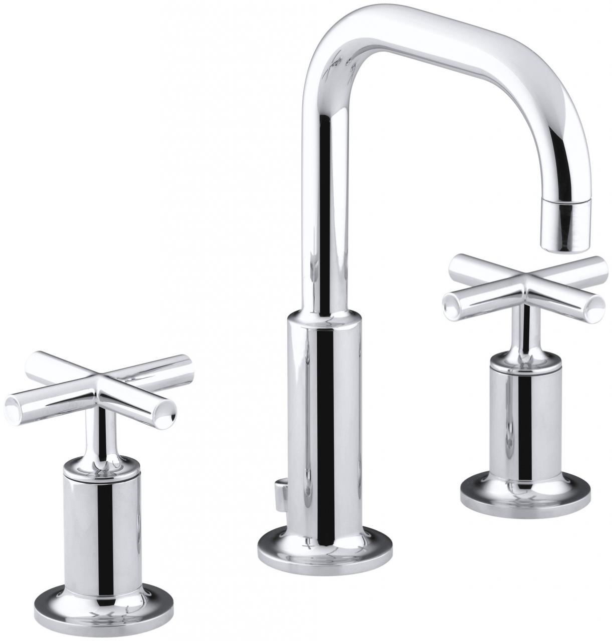 Widespread Bathroom Faucet Cross Handles