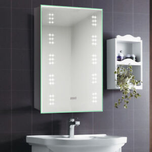 Led Bathroom Mirrors With Shaver Socket And Clock