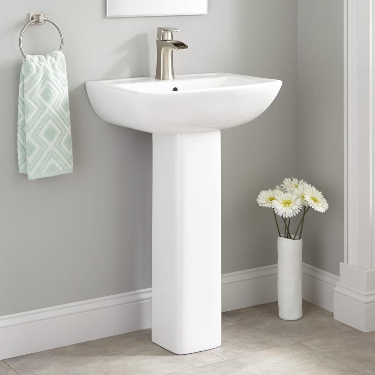 Bathroom Faucets For Pedestal Sinks