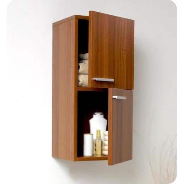 Teak Bathroom Cabinet Storage