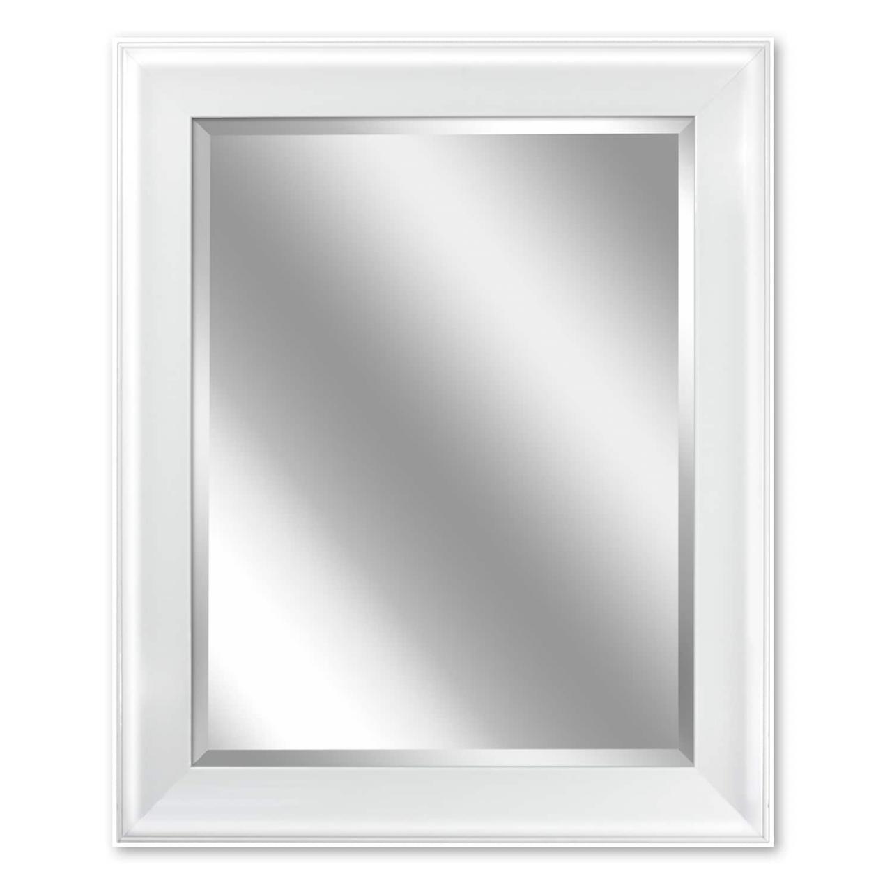 Framed Bathroom Mirrors White