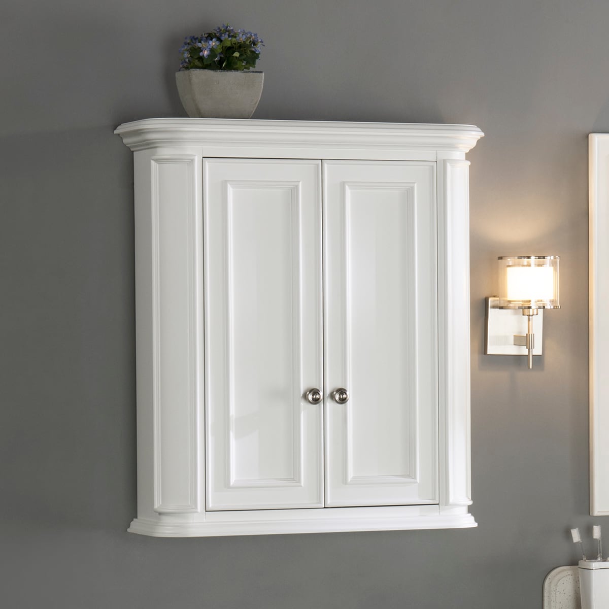 Bathroom Cabinets Wall Mounted White
