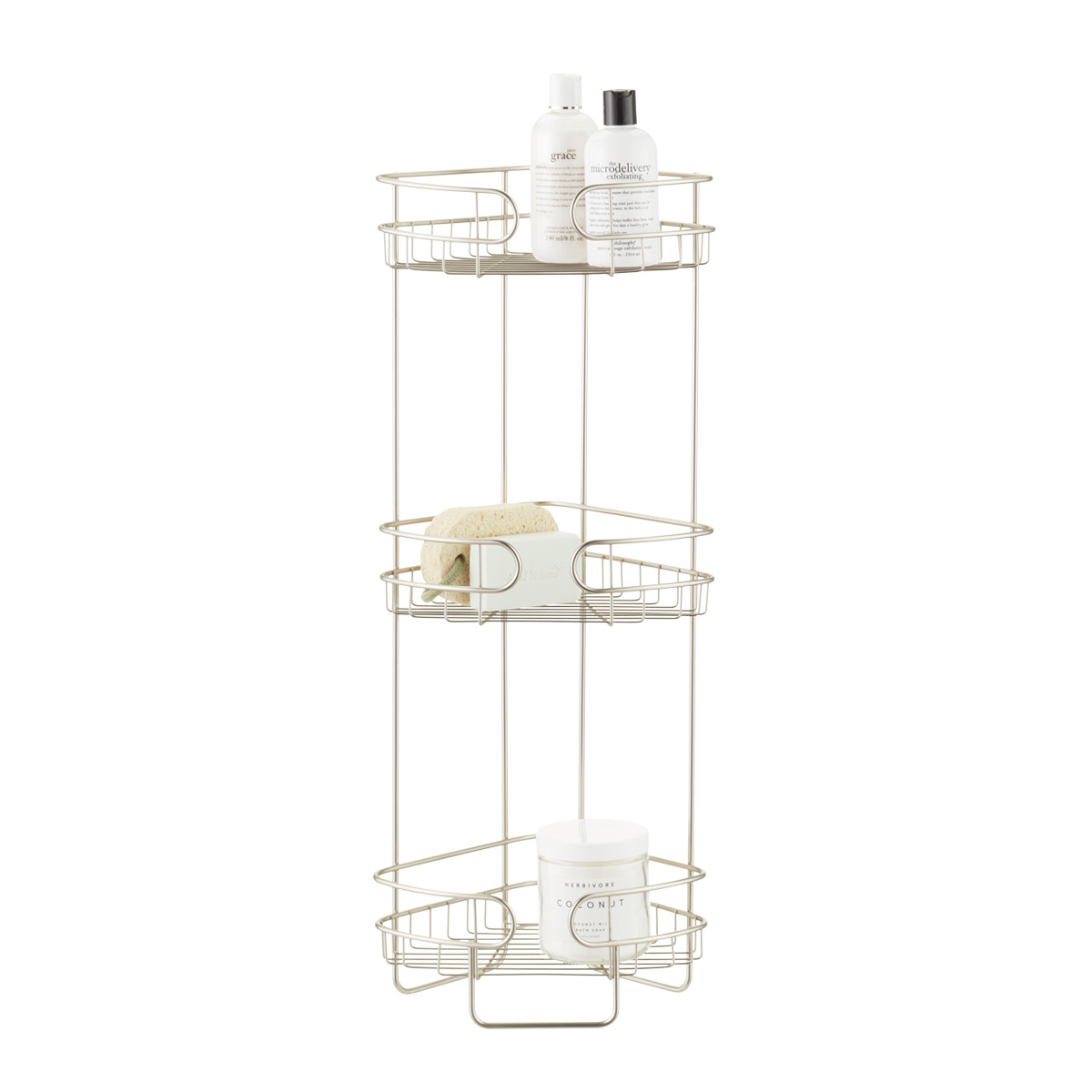 3 Tier Corner Bathroom Shelf Unit
