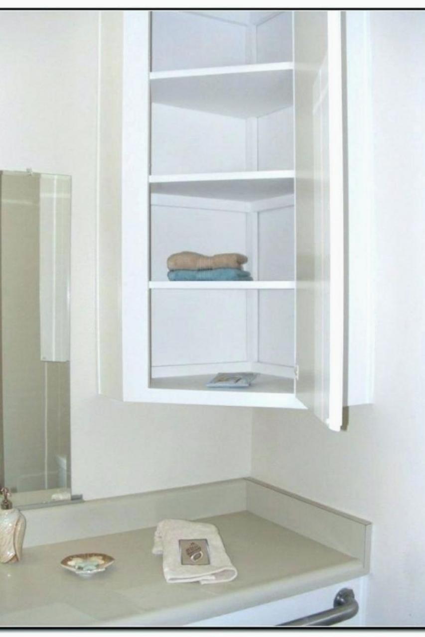 Bathroom Corner Shelf Unit – Wall Mounted