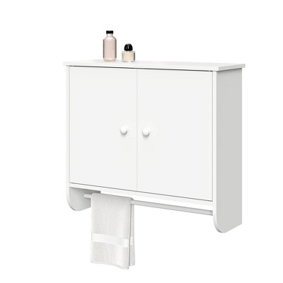 Wall Mounted Bathroom Cabinets With Towel Rack