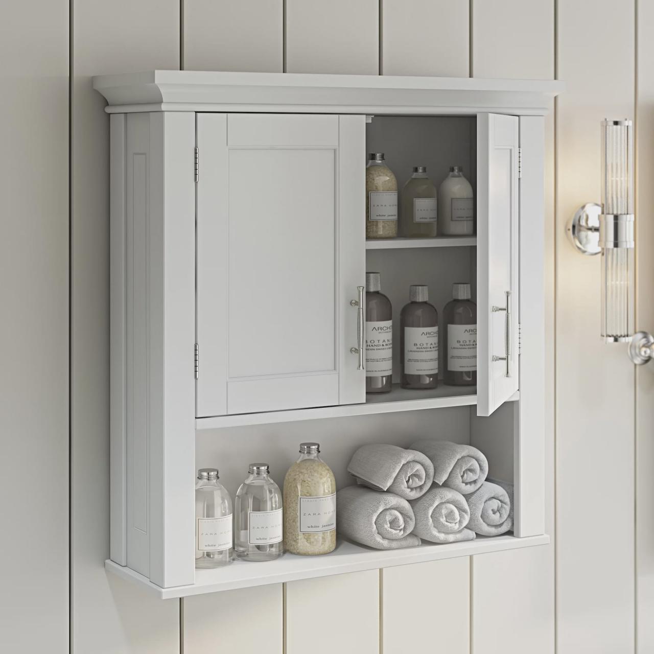 Bathroom Storage Wall Cabinets White