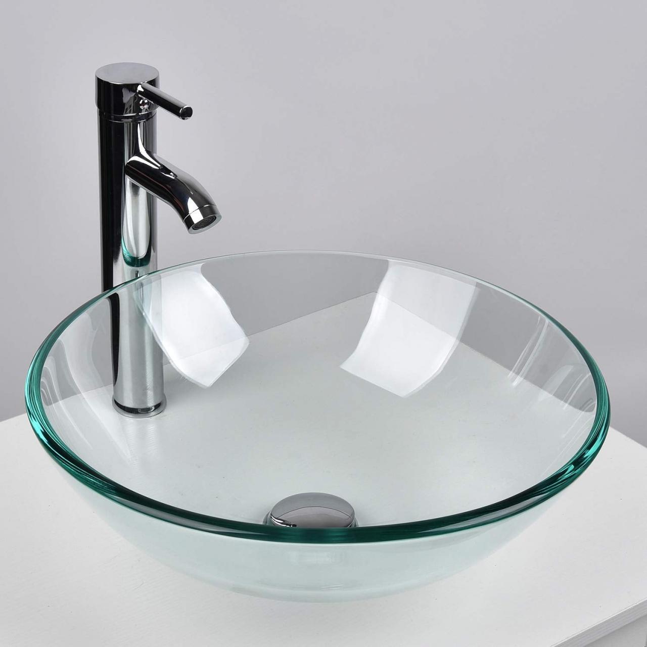 Bathroom Sink Glass Bowl