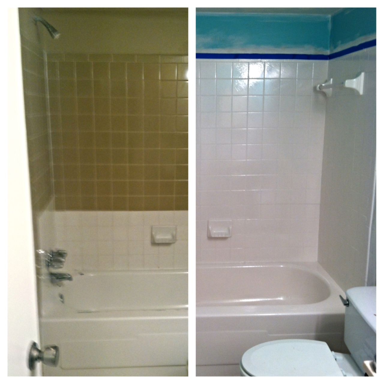 DIY Bathroom Tile Reglazing