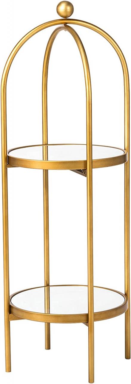 Gold Bathroom Floor Shelf