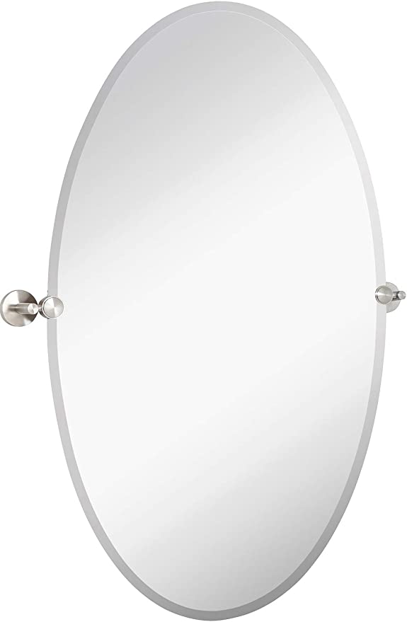 Oval Bathroom Mirror Chrome