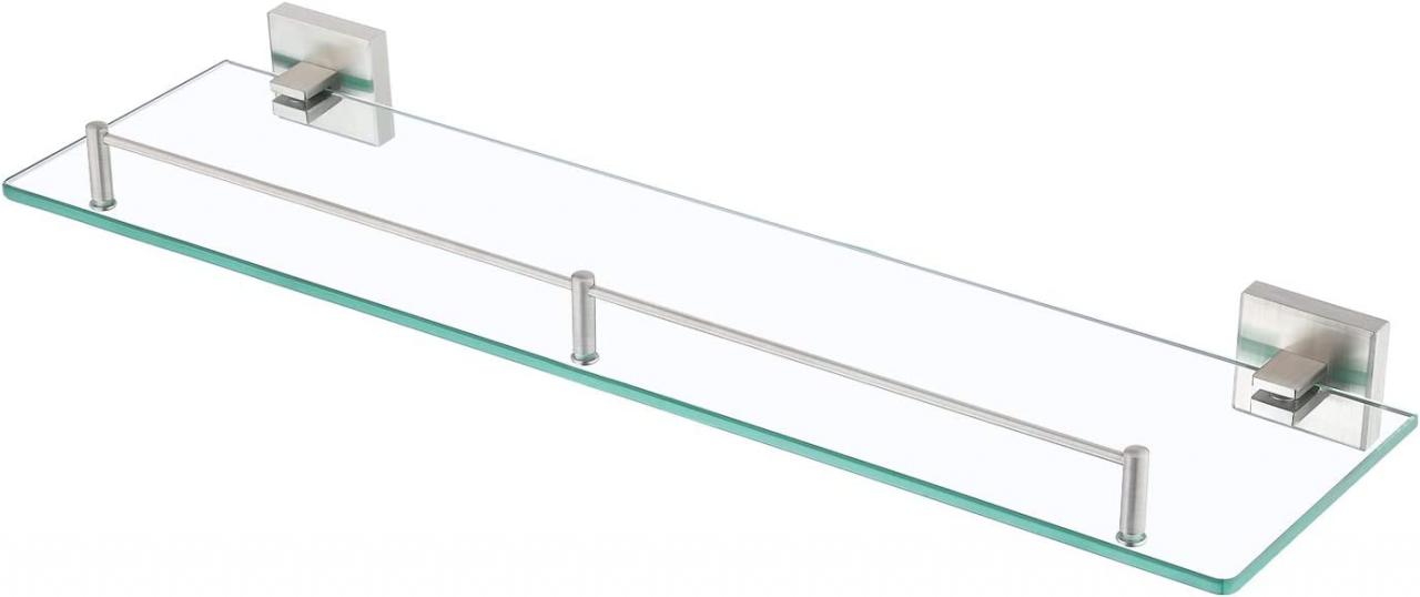 Kes Bathroom Glass Shelf