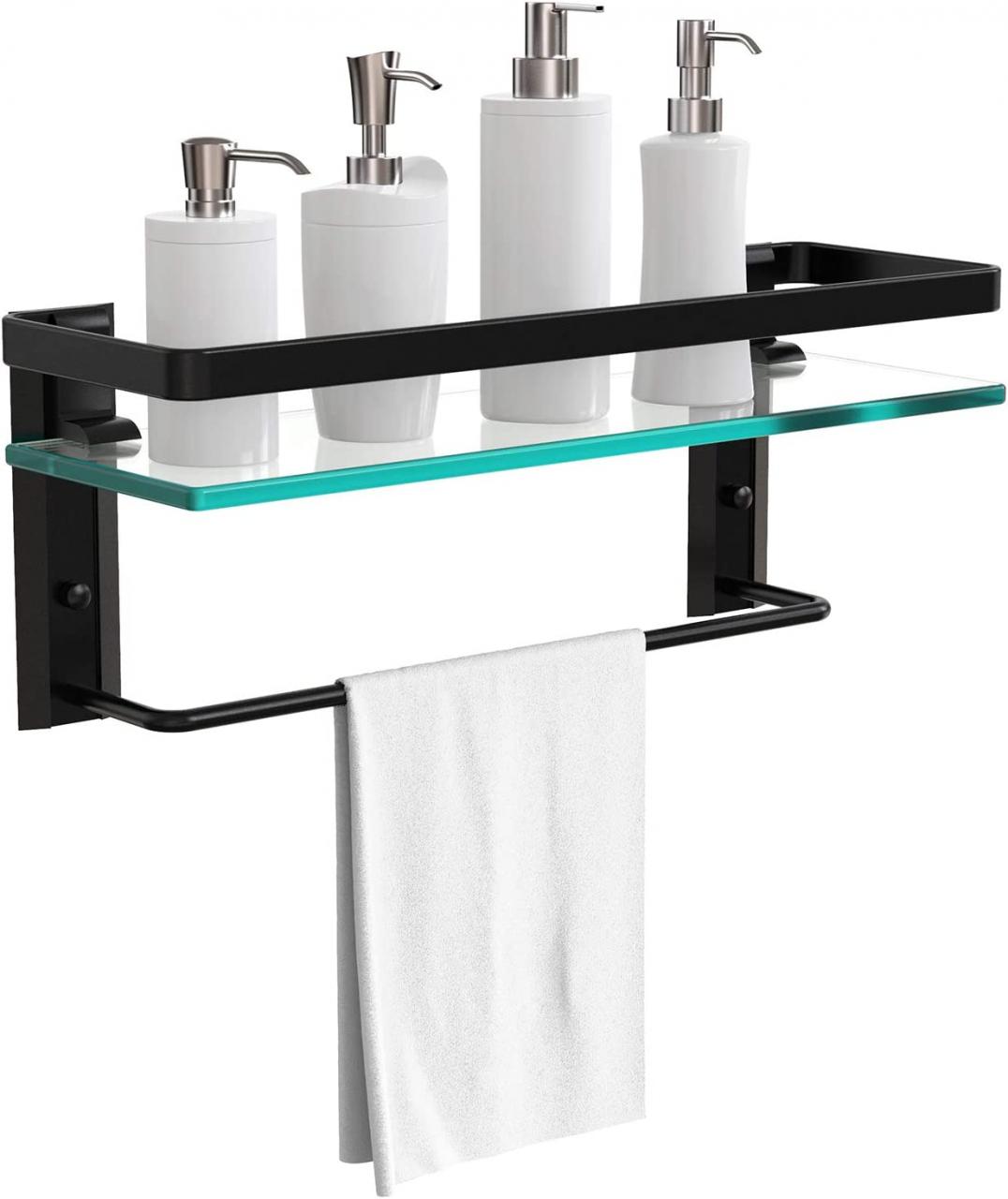 Bathroom Shelf Tempered Glass