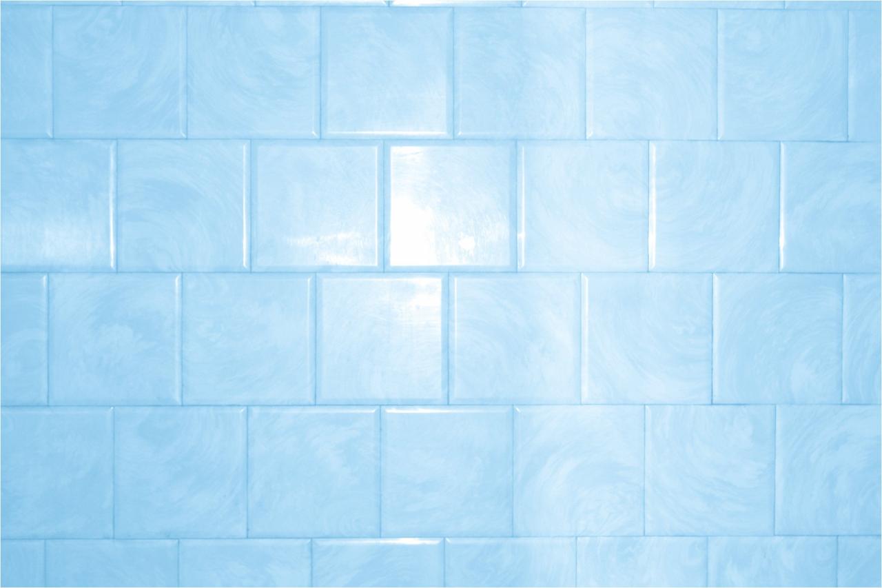 Sky Blue Bathroom Tiles