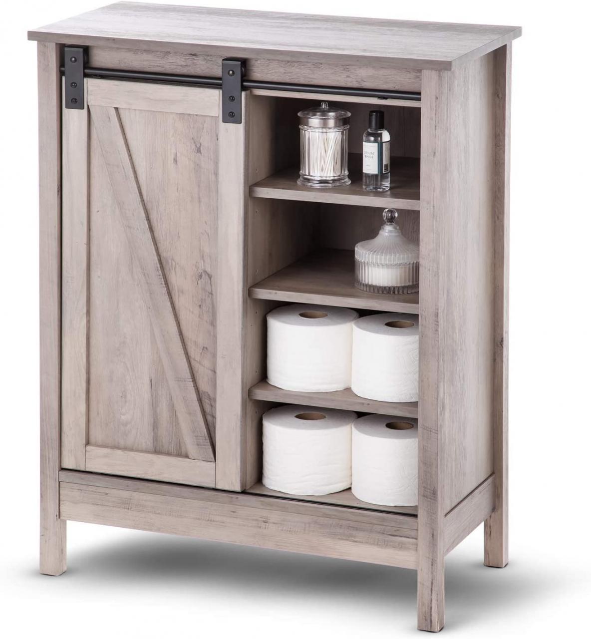 Rustic Bathroom Storage Cabinet