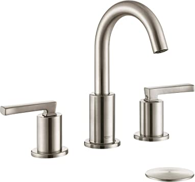 8 Widespread Bathroom Faucet Brushed Nickel
