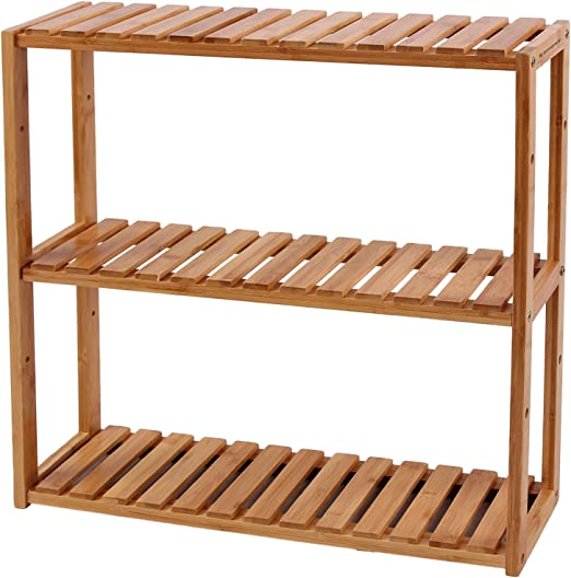 Songmics Bamboo Bathroom Shelf