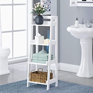 Bathroom Shelf Ladder Unit