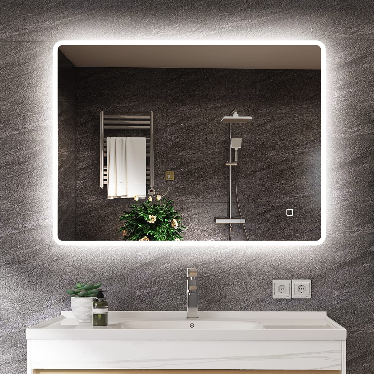 Bathroom Mirror With Sensor Lights
