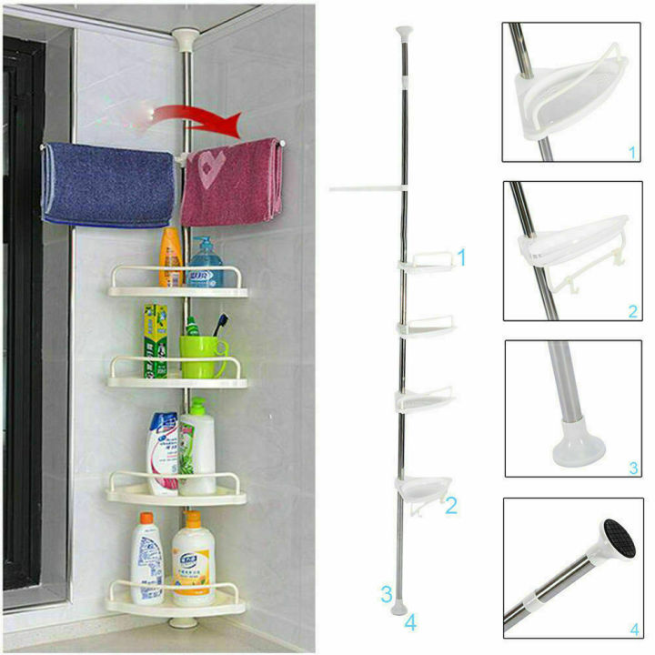 Bathroom Corner Shelf Height