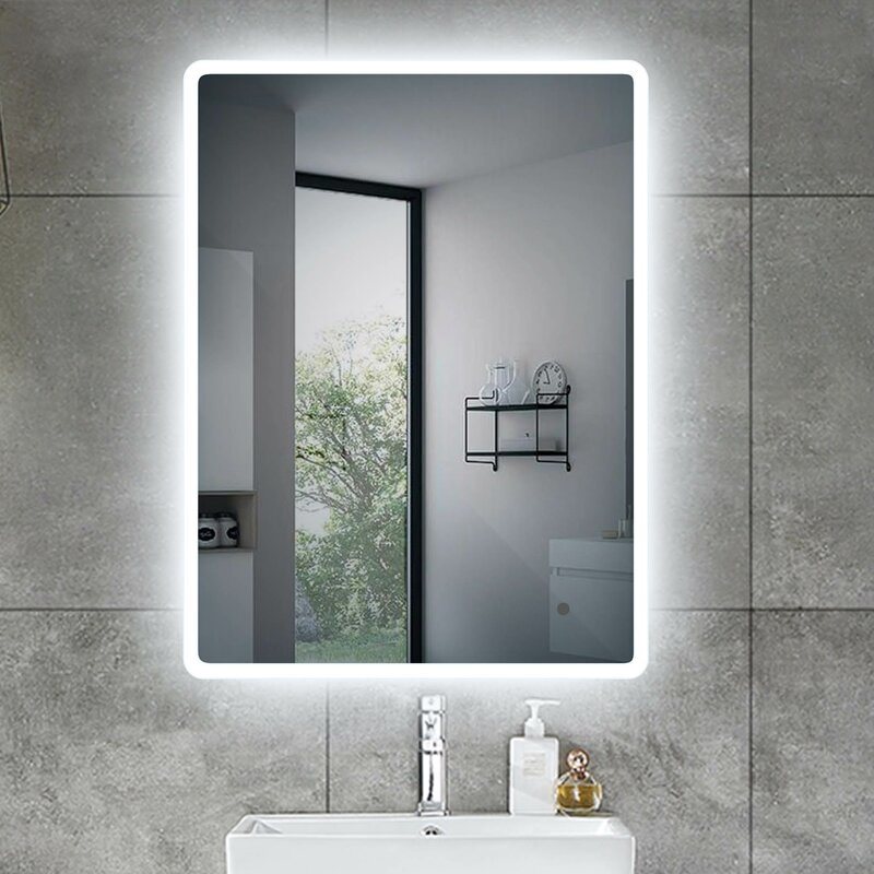 Fitting Illuminated Bathroom Mirror