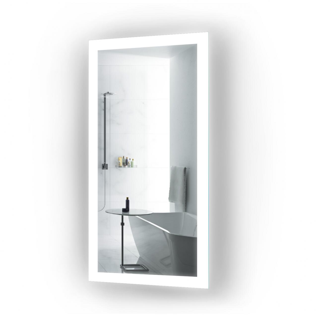 Small Illuminated Bathroom Mirror