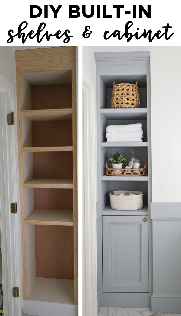 Built in Bathroom Storage