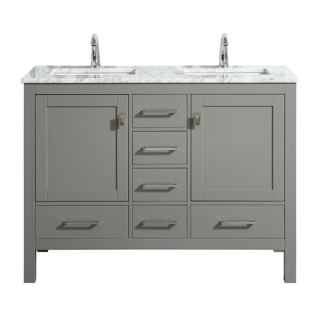 48 Double Sink Bathroom Vanity Semis Online