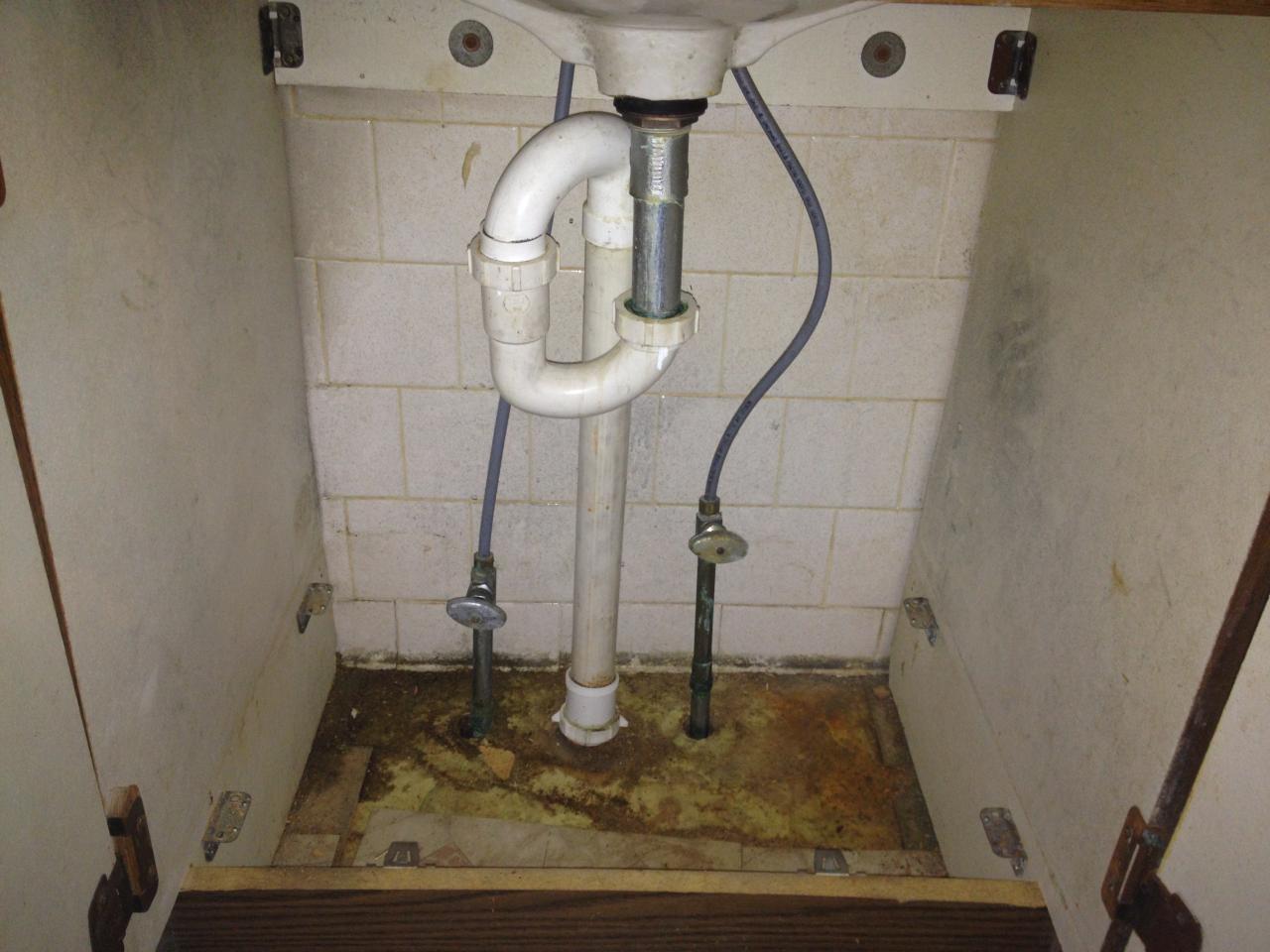 Bathroom Sink Floor Drain
