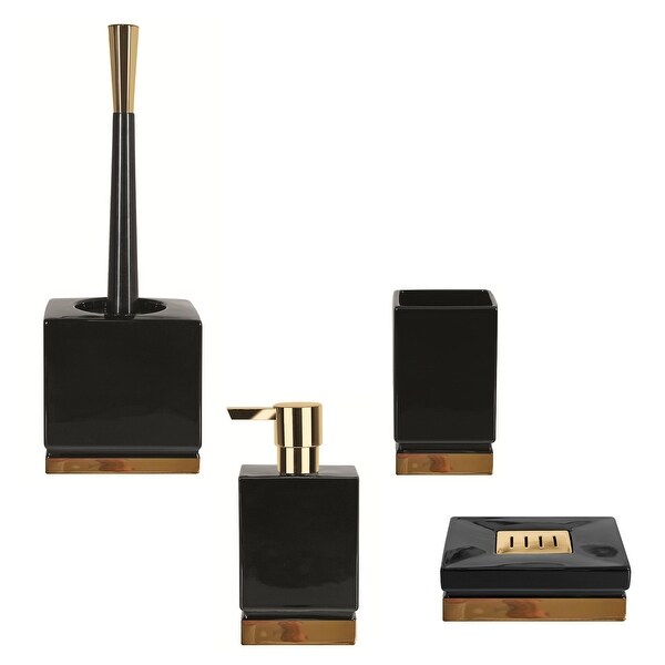 Black Gold Bathroom Accessories