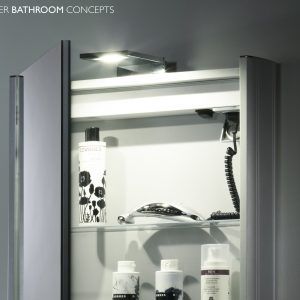 Bathroom Mirror With Shelf And Shaver Socket