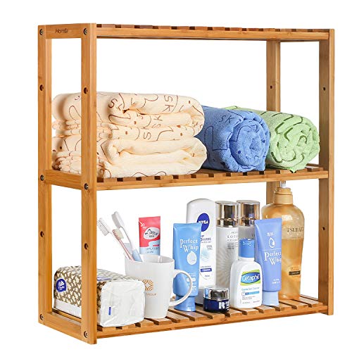 Homfa Bamboo Bathroom Shelf 3-tier
