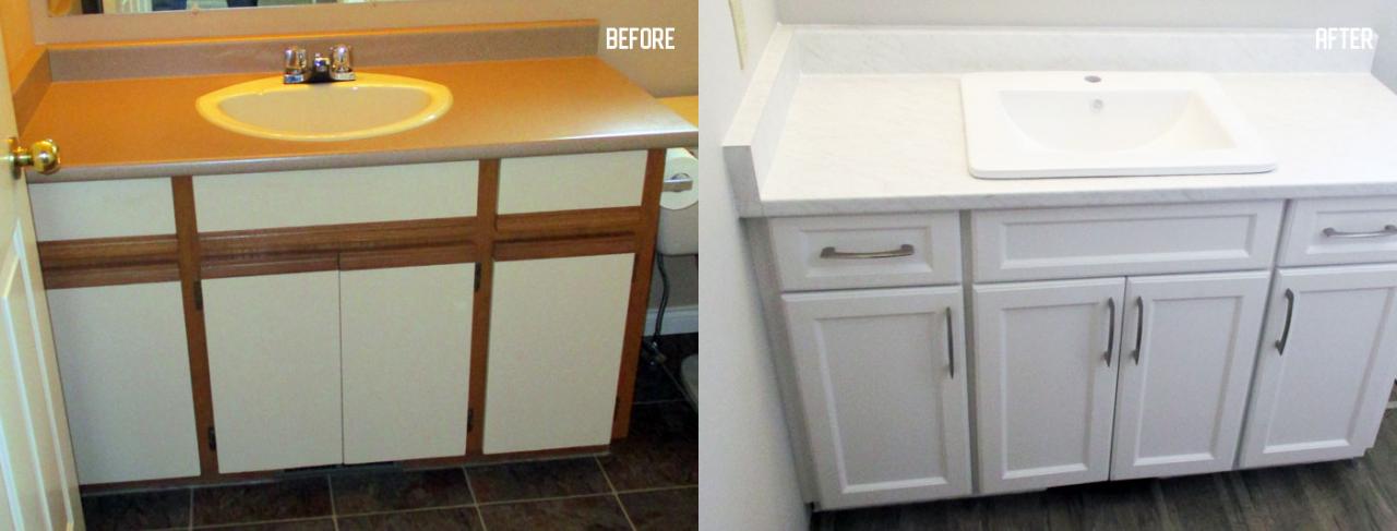 Bathroom Cabinet Refacing Cost