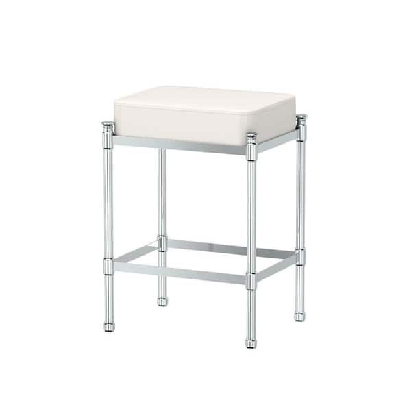 Bathroom Vanity Stool Chrome