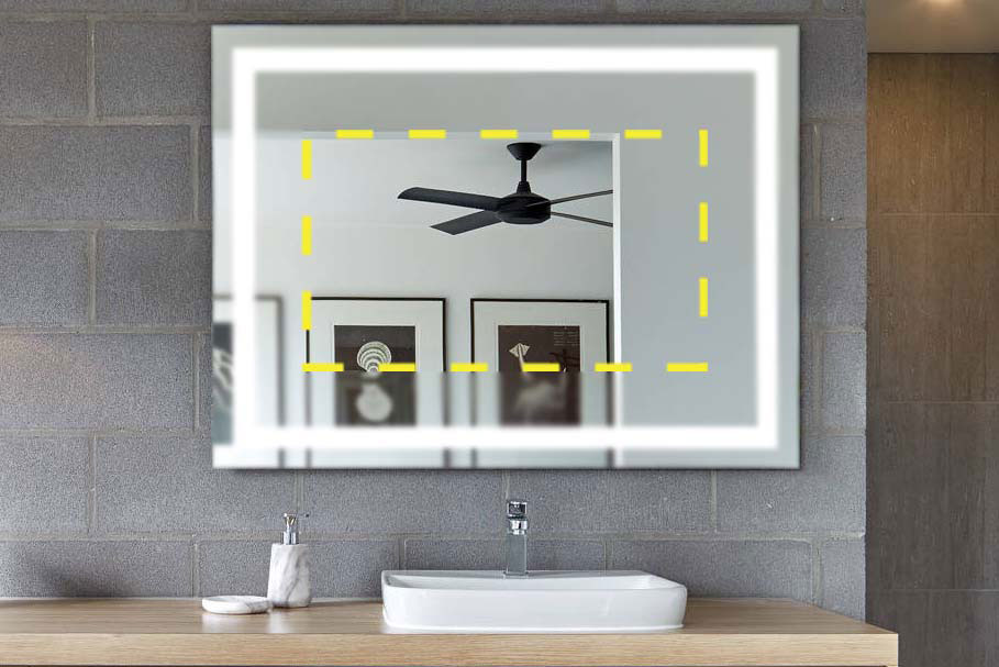 Demister Pad For Bathroom Mirror
