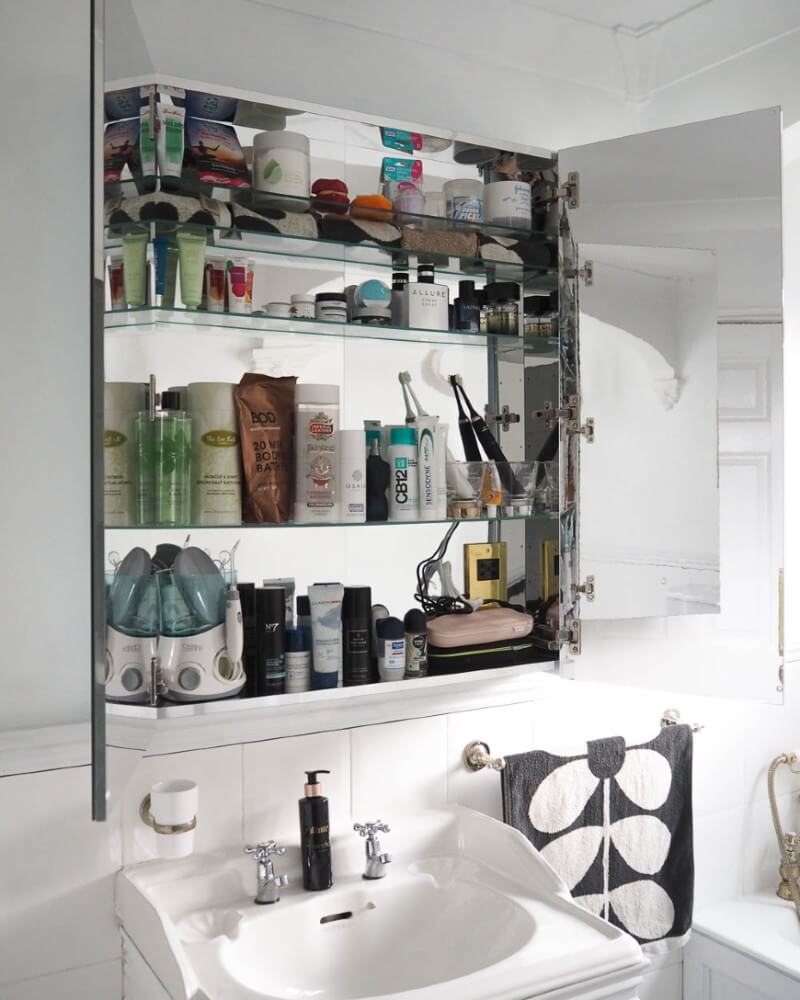 Bathroom Cabinet Mirror Inside