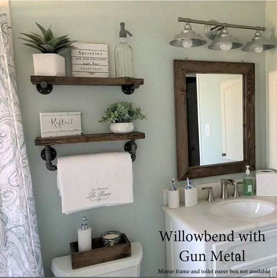 Bathroom Shelf over Towel Bar