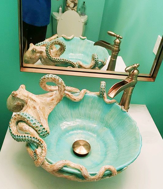 Bathroom Sink Shell Design