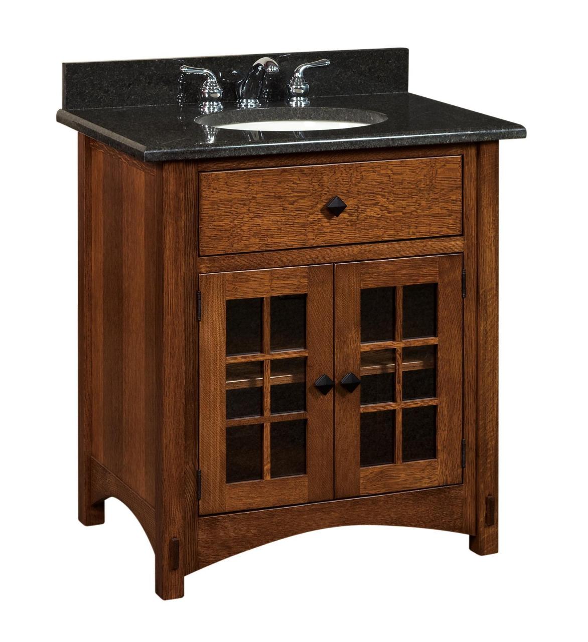 All Wood Bathroom Vanity
