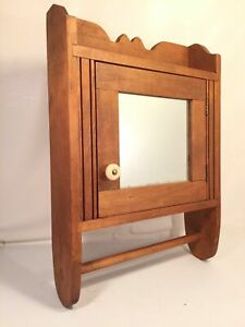 Vintage Wooden Bathroom Cabinet