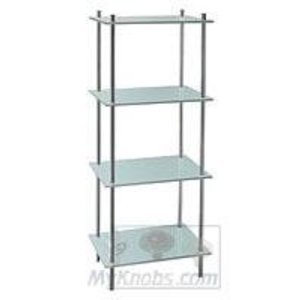 Glass Bathroom Shelf Unit