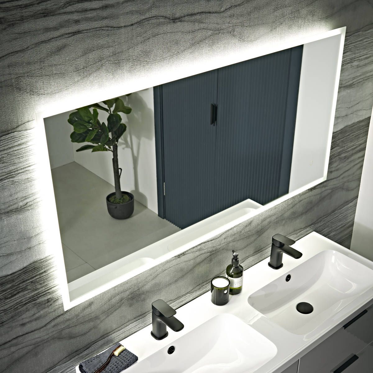 Tavistock Illuminated Bathroom Mirror